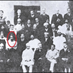Secretary of Swaraj Party (in red circle) - With famous Indian Leaders 
